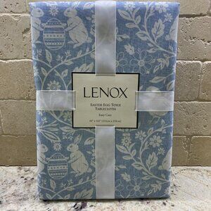 Lenox Easter Egg Toile 60"x102" tablecloth NWT